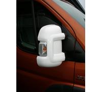 Milenco Motorhome Mirror Protectors White Pair (Short Arm) - Boxer, Relay (4732)