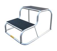 Milenco Aluminium Rubber Top Double Step Non Slip Caravan Motorhome 3131