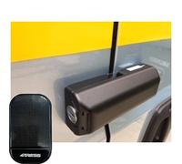 Milenco Van Door Lock (Black) Single Caravan Motorhome Conversion Anti-Theft Security Device with 4TRESS Non Slip Car Dash Mat (4T-MVDLB-0529)