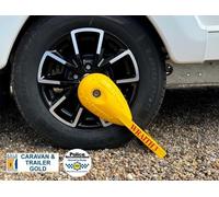 Milenco Wraith 3 Caravan Sold Secure Gold Wheel Clamp