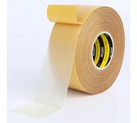 MILEQEE 1 Roll Double Sided Tape Heavy Duty, 45mmx20m, Universal High Tack Strong Wall Adhesive with Fiberglass Mesh, Super Sticky Resistente Clear Tape, Easy Use Transparent Tape…