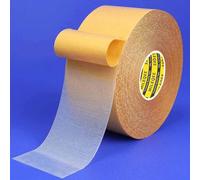 MILEQEE 1 Roll Double Sided Tape Heavy Duty, 50mm×20m, Universal High Tack Strong Wall Adhesive with Fiberglass Mesh, Super Sticky Resistente Clear Tape, Easy Use Transparent Tape