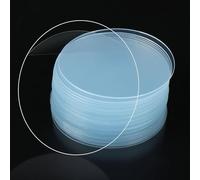 MILEQEE 30PCS Strong Double Sided Sticky Pads Heavy Duty, Large Two Sided Self Adhesive Tape Mounting, Clear Circle Stickers Patch, Round 2 Sided Precut Nano Gel Wall Mount Glue, 1.97in Diameter