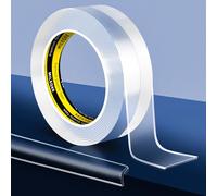 MILEQEE Clear Edge Protector Strip, 20mm×3m,Sharp Edge Wrap Cover Tape, Self Adhesive Protective Bumper Guards for Cabinet Door Desk Glass Table Bed Furniture, Kitchen Countertop, Waterproof