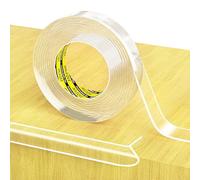 MILEQEE Clear Edge Protector Strip,20mm×4m,Sharp Edge Wrap Cover Tape, Self Adhesive Protective Bumper Guards for Cabinet Door Desk Glass Table Bed Furniture, Kitchen Countertop, Waterproof
