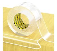 MILEQEE Clear Edge Protector Strip, 40mm×4m,Sharp Edge Wrap Cover Tape, Self Adhesive Protective Bumper Guards for Cabinet Door Desk Glass Table Bed Furniture, Kitchen Countertop, Waterproof