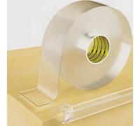 MILEQEE Clear Edge Protector Strip-40mmx5m, Sharp Edge Wrap Cover Tape, Self Adhesive Protective Bumper Guards for Cabinet Door Desk Glass Table Bed Furniture, Kitchen Countertop, Waterproof