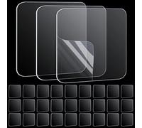 MILEQEE Double Sided Adhesive Pads for Mounting-Pack of 30,2-3/8" Two Sided Precut Tape Super Strong Heavy Duty Squares Washable Sticky Patch for Walls Hanging Nano Gel Large Clear 60mm…