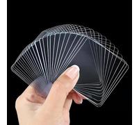 MILEQEE Large Double Sided Adhesive Pads for Mounting, 40Pcs, 6cmx6cm | Two Sided Precut Squares Tape, Sticky Tack Double Sided Tape for Walls Hanging Nano Wall Mount Gel Clear