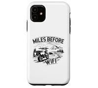 Miles Before Breakfast Biker Case for iPhone 11