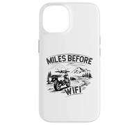 Miles Before Breakfast Biker Case for iPhone 14