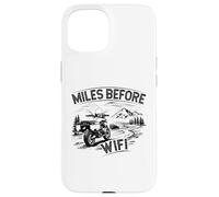 Miles Before Breakfast Biker Case for iPhone 15