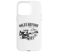 Miles Before Breakfast Biker Case for iPhone 15 Pro Max