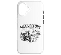 Miles Before Breakfast Biker Case for iPhone 16