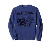 Miles Before Breakfast Biker Sweatshirt