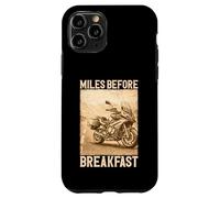 Miles Before Breakfast Motorcycle Adventure Design Case for iPhone 11 Pro