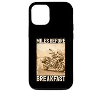 Miles Before Breakfast Motorcycle Adventure Design Case for iPhone 12/12 Pro
