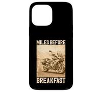 Miles Before Breakfast Motorcycle Adventure Design Case for iPhone 13 Pro Max