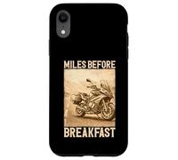 Miles Before Breakfast Motorcycle Adventure Design Case for iPhone XR