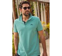 Miles Cotton Pique Polo Weird Fish Emerald XXXL