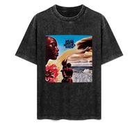Miles Davis Bitches Brew Cover Art Jazz Music Album Vinyl Mens Black T-Shirt Top Unisex Tee 3XL