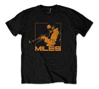 Miles Davis Blowin Logo T-Shirt in Black | Size: XL Miles Davis Black XL