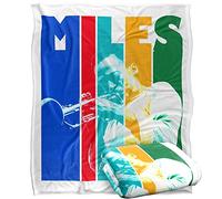Miles Davis Color Block Silky Touch Super Soft Throw Blanket 152 X 127 cm