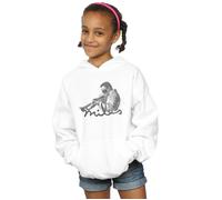 Miles Davis Girl's Profile Sketch Hoodie in White | Size: 3-4 Years Miles Davis White 3-4 Years