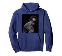 Miles Davis MD100 Central Park NYC 1975 Photo by David Gahr Pullover Hoodie