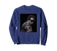 Miles Davis MD100 Central Park NYC 1975 Photo by David Gahr Sweatshirt
