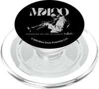 Miles Davis MD100 Grey Trumpet Photo PopSockets PopGrip for MagSafe