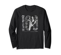 Miles Davis MD100 Names Logo with Photo by David Gahr Long Sleeve T-Shirt