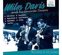 MILES DAVIS - MILESTONES OF JAZZ LEGEND WALLET BOX 10 CD NEW