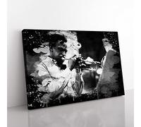 Miles Davis Modern CB Canvas Wall Art Print 30x20 Inch