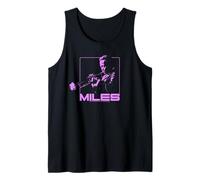 Miles Davis Monochromatic Lavender Tank Top