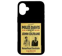 Miles Davis Quintet and John Coltrane Stockholm 1960 Case for iPhone 16 Plus