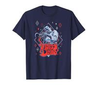 Miles Davis Retro Diamond Pattern T-Shirt, Men, Navy Blue, Medium