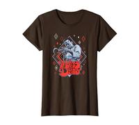 Miles Davis Retro Diamond Pattern T-Shirt, Women, Brown, XX-Large