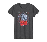 Miles Davis Retro Diamond Pattern T-Shirt, Women, Dark Heather Grey, Medium