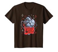 Miles Davis Retro Diamond Pattern T-Shirt, Youth, Brown, 4T