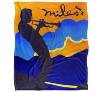 Miles Davis Silky Sunset Supersoft Blanket Multicoloured (One Size)