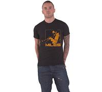 Miles Davis T Shirt Blowin Logo Official Mens Black S