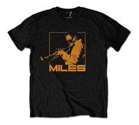 Miles Davis T Shirt Blowin Logo Official Mens Black XXL