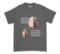 Miles Davis T-Shirt Jazz Bitches Brew Milestones Nefertiti E.S.P. Pangaea tee Grey XL