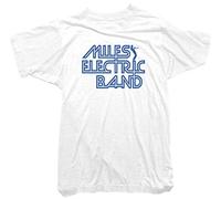 Miles Davis T-Shirt - Miles Electric Band Tee - Mens White Small