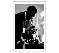 Miles Davis - The Birth of The Cool Signed 12x8 Inch Photo Print Pre Printed Signature Autograph Gift Art Work, Wall Art