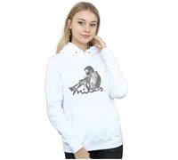 Miles Davis Women's Profile Sketch Hoodie in White | Size: 2XL Miles Davis White 2XL