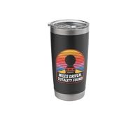 Miles Driven Totality Found Retro Eclipse Car Stainless Steel Insulated Tumbler