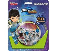Miles from Tomorrow Sticker Pod with 50 Shaped Puffy Stickers