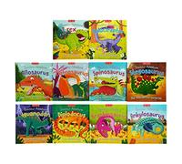 Miles Kelly Dinosaur Adventures 10 Books Collection Set (Allosaurus, Ankylosaurus, Brachiosaurus, Diplodocus, Iguanodon, Plateosaurus, Spinosaurus, Stegosaurus, T rex & Velociraptor)